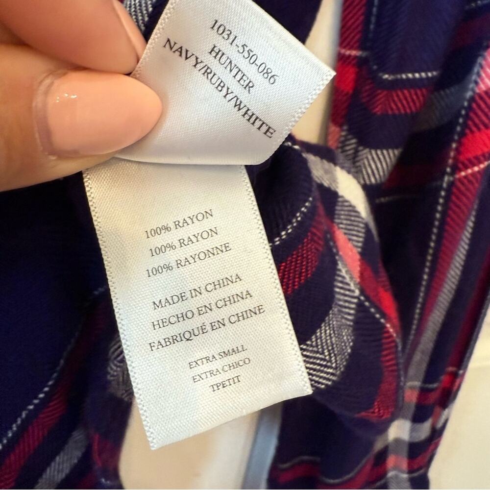 Rails Plaid Button Down Top - image 6